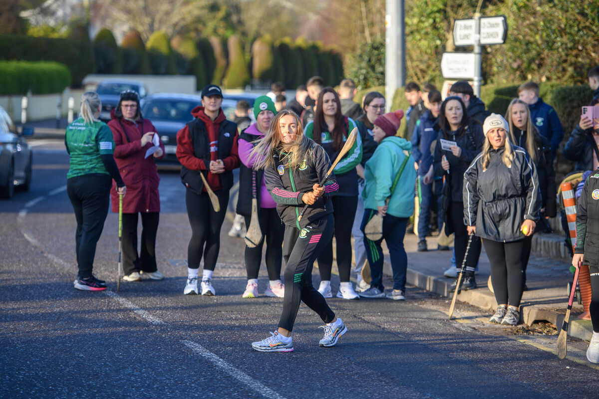  Niamh Ring in action at the St Vincent's annual Dave McCarthy Puc Fada at Kerry Pike, Cork. Picture: Dan Linehan.