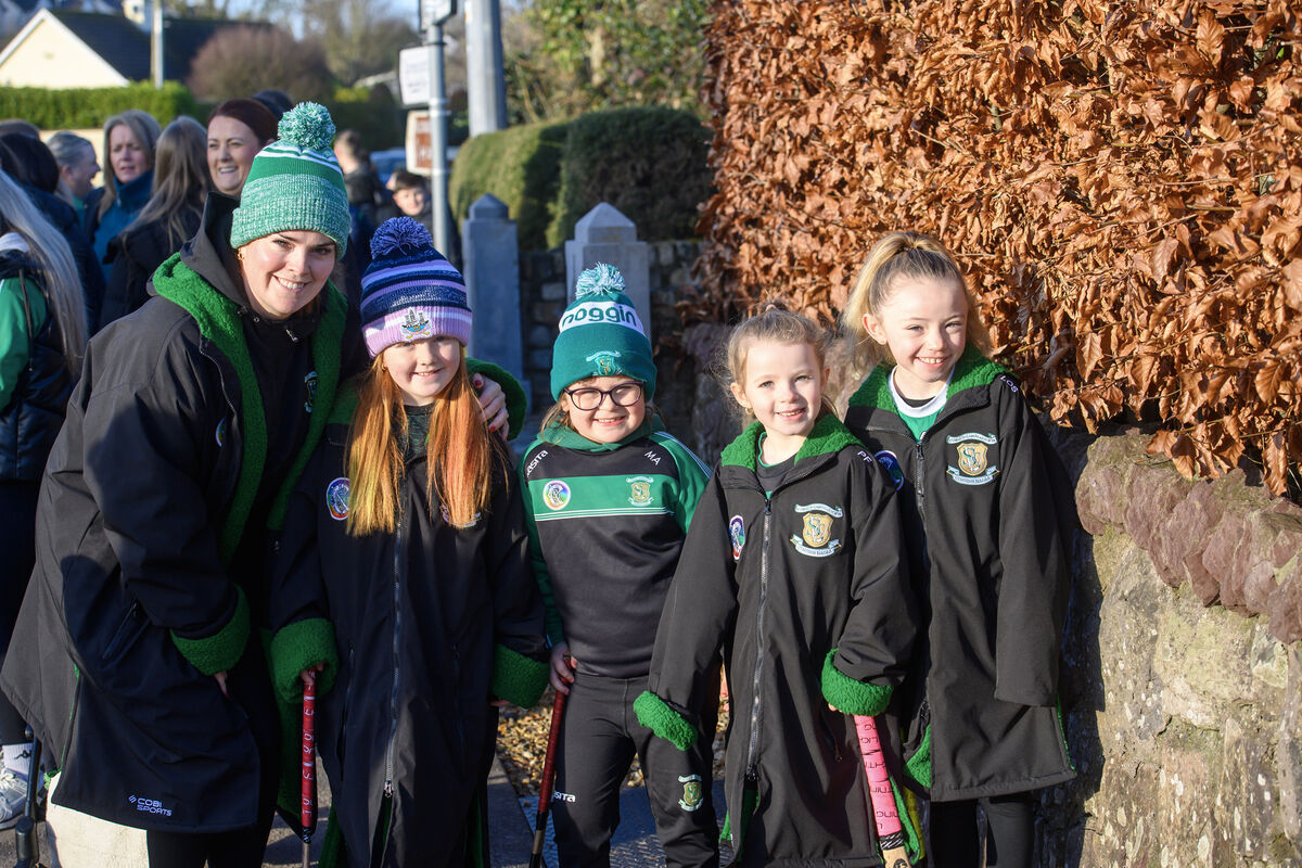  Janice and Isabel Duggan with Pippi, Mia and Lacy who took part in the St Vincent's annual Dave McCarthy Poc Fada at Kerry Pike, Cork. Picture: Dan Linehan.