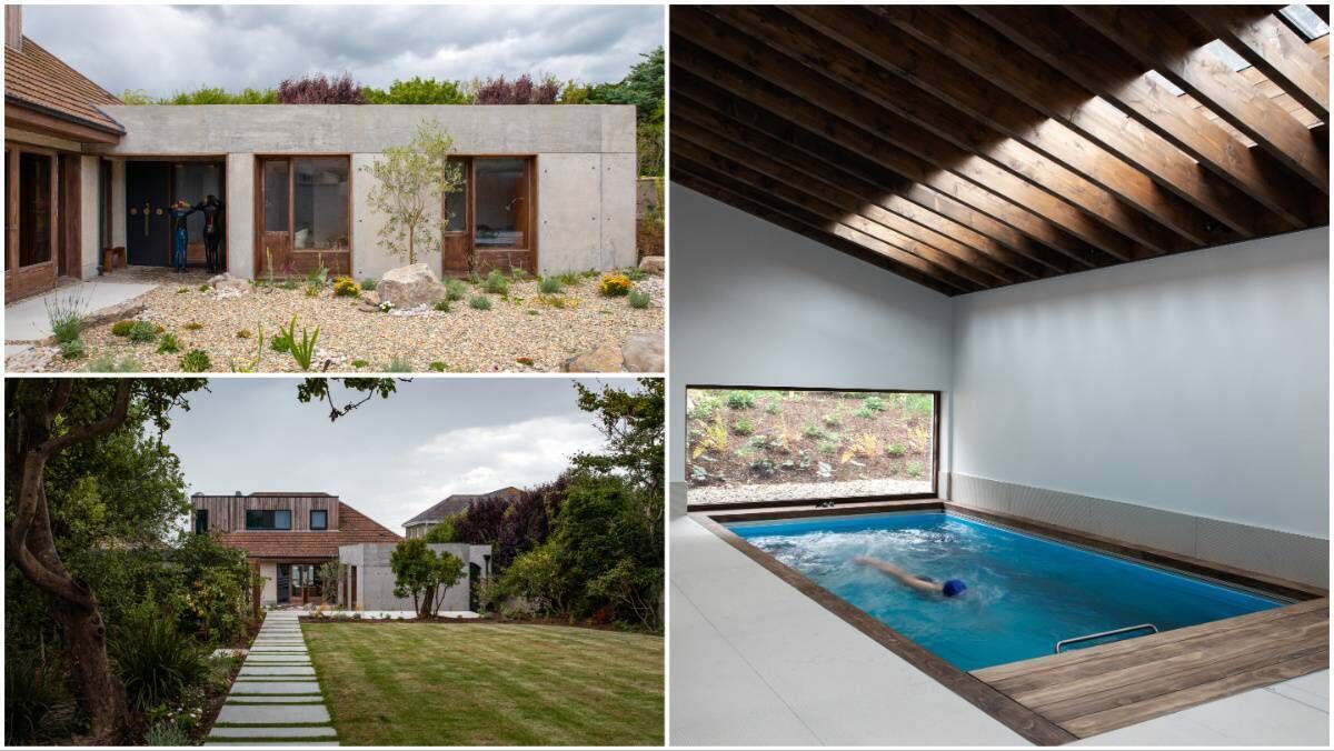 Norita and Louis visited Four Winds, by Brennan Furlong Architects, during ‘Room to Improve’. Pictures: Ruth Maria Murphy