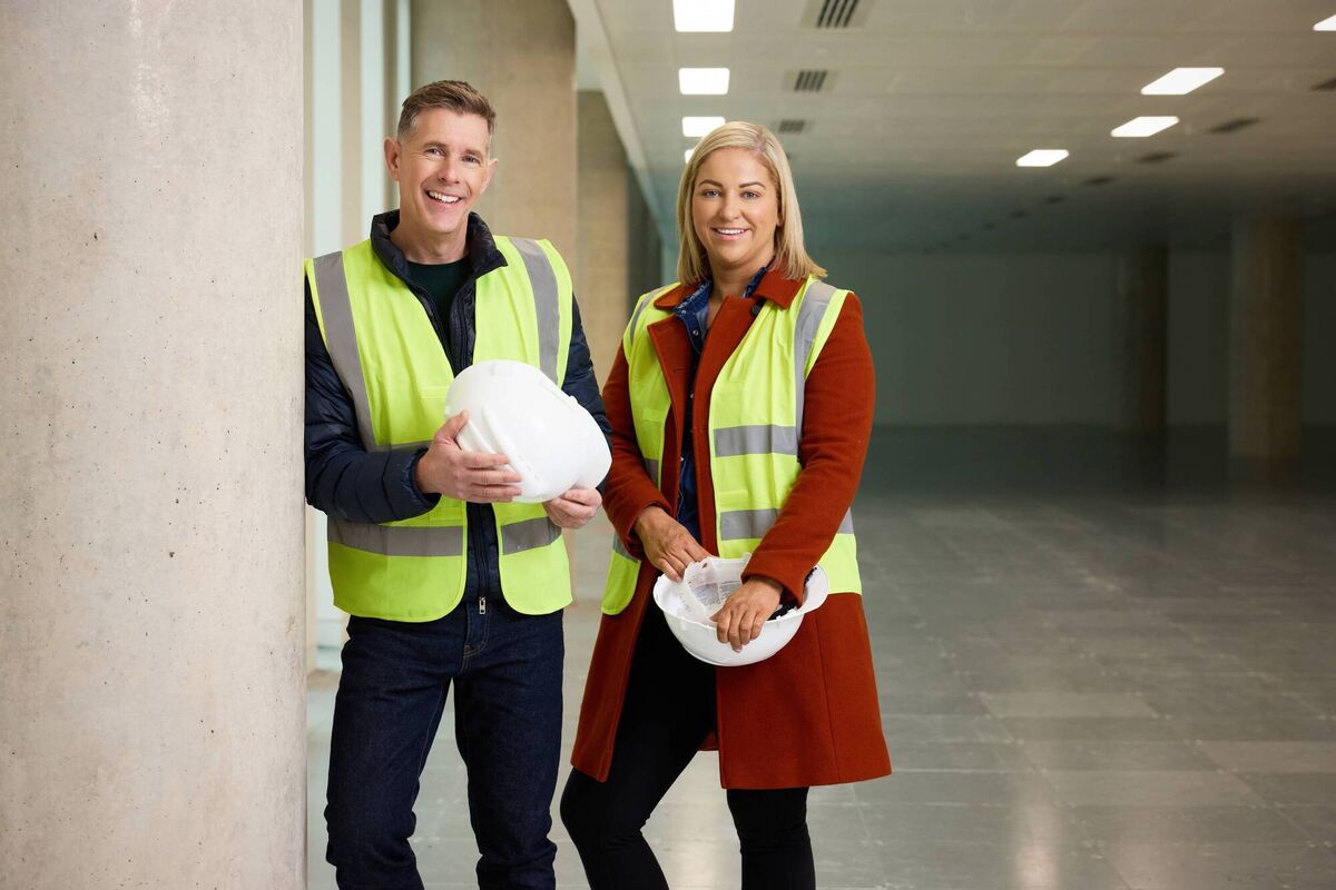 Architect Dermot Bannon and quantity surveyor Claire Irwin.