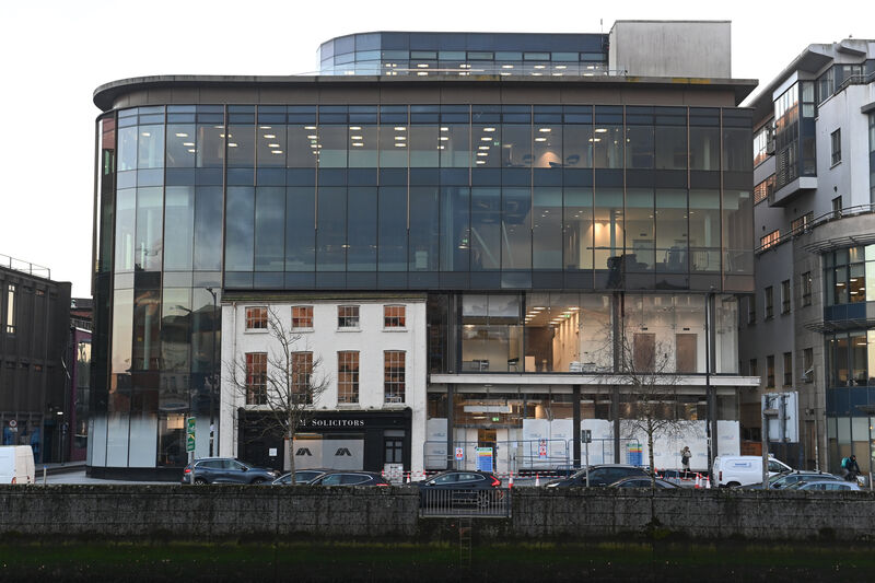 Work is already underway to revamp the office space Picture: Larry Cummins