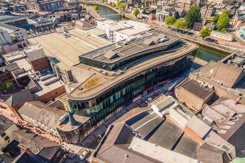 A view of Half Moon Street from overhead 