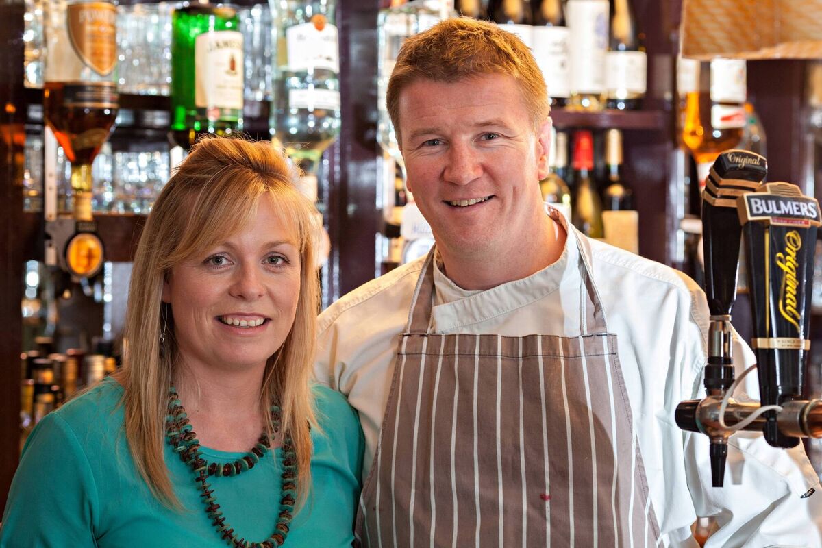 Catherine & Barry McLaughlin at the Poachers in Bandon.