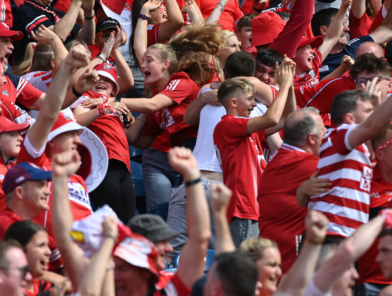 Cork supporters celebrate Shane Barret's goal against Tipperary before it all went wrong last summer. Picture: Eddie O'Hare