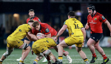 Gavin Coombes grabs two tries to rescue Munster against Dragons in Cork