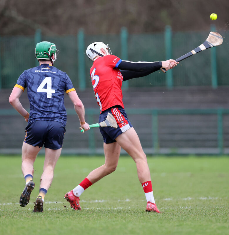 Alan Walsh of MTU Cork takes a shot. Picture: Jim Coughlan