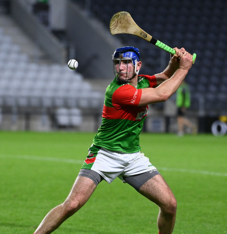 Declan Dalton converts a free for his club. Picture: Eddie O'Hare