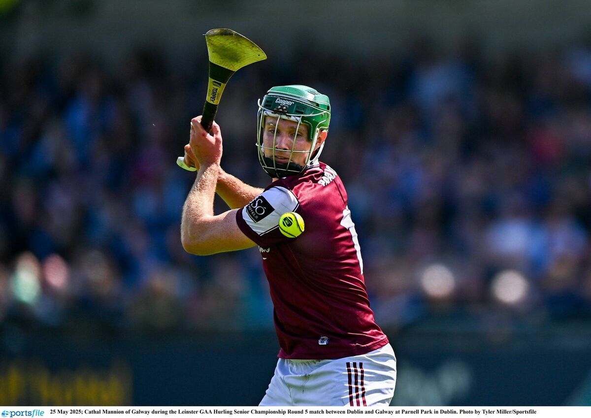 Cathal Mannion has been named to start for the Galway hurlers against Cork on Saturday evening. Pic: Tyler Miller/Sportsfile
