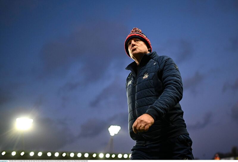 Cork manager John Cleary. Picture: Eóin Noonan/Sportsfile