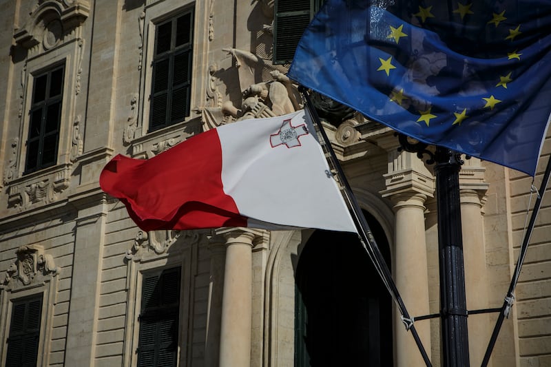 Neutrality was written into the Maltese constitution in a cross-party deal in 1987. Photograph: Emanuele Cremaschi/Getty Images