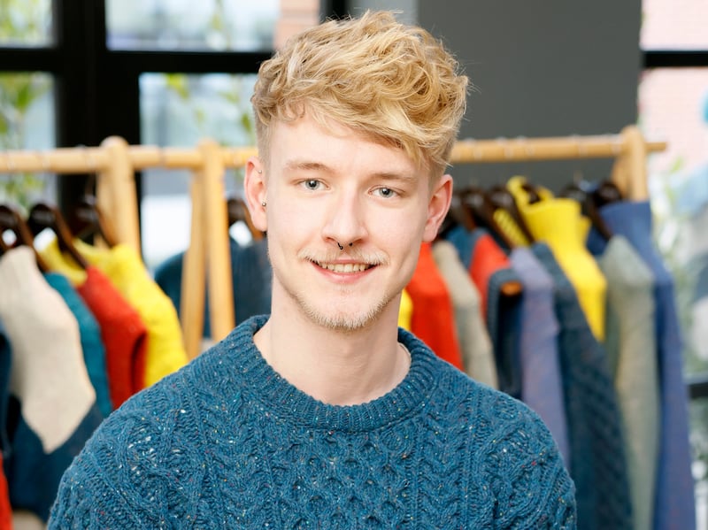 Sam Daly was responsible for designing Ireland’s Eye 2025 Christmas sweaters