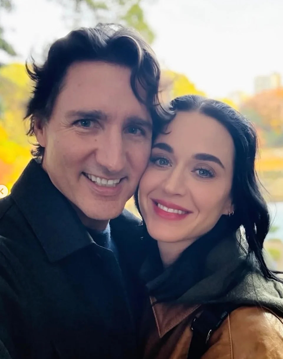 Justin Trudeau and Katy Perry went Instagram official in December 2025. (Image via Instagram/@katyperry)