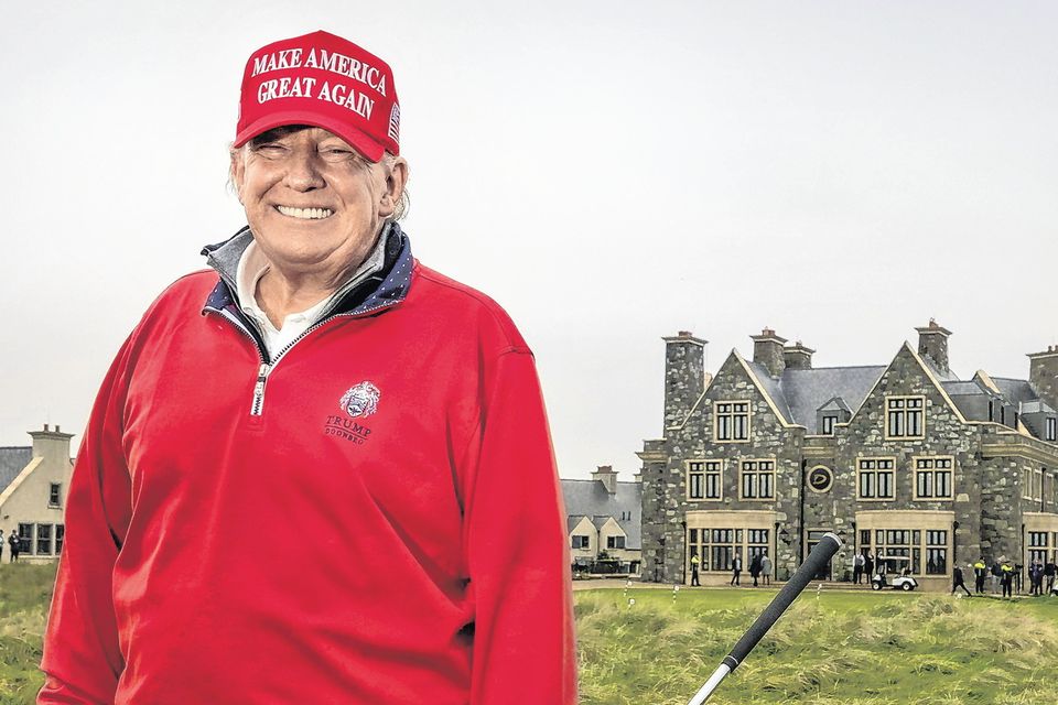 US president Donald Trump at Doonbeg in Co Clare