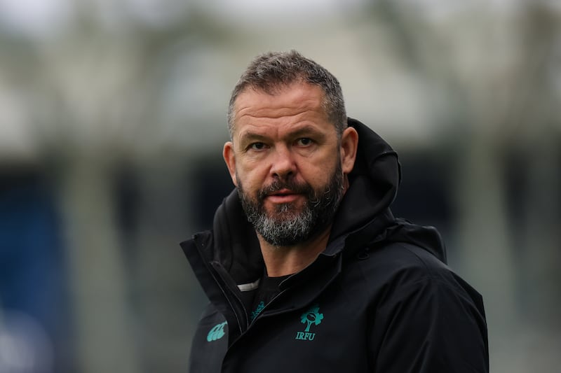 Ireland head coach Andy Farrell. Photograph: Ben Brady/Inpho