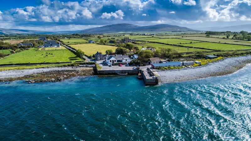 Linnane’s Lobster Bar: a seafood-based restaurant gem at New Quay in the Burren. Photograph: AirSwing Media