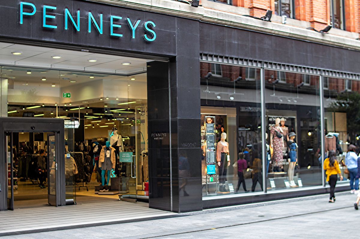 The original Penneys Store in Mary Street, Dublin, Ireland, which opened in 1989.