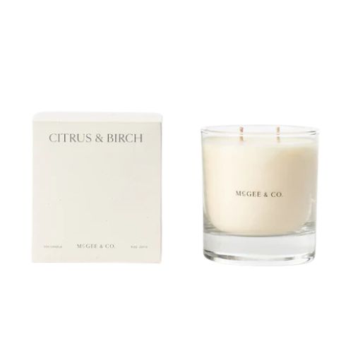 McGee &amp; Co., Citrus &amp; Birch Candle