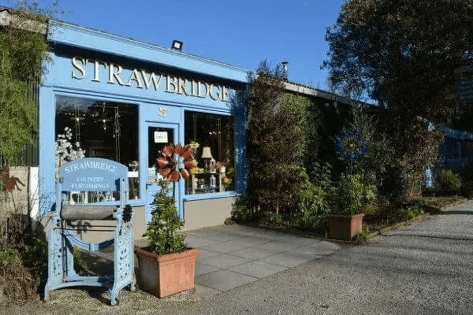 Strawbridge located in the shopping courtyard of Mount Usher Gardens.