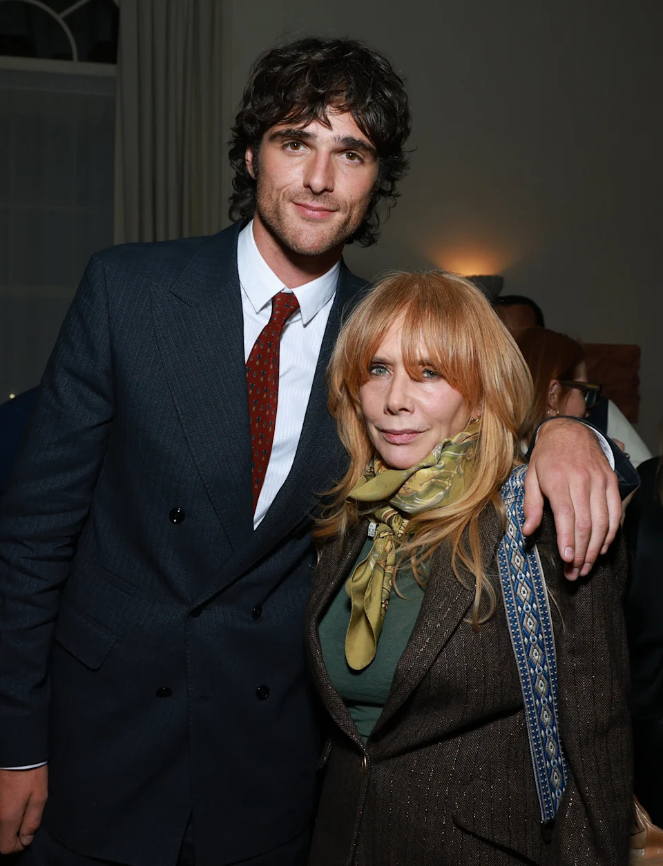 Jacob and Rosanna Arquette at an event