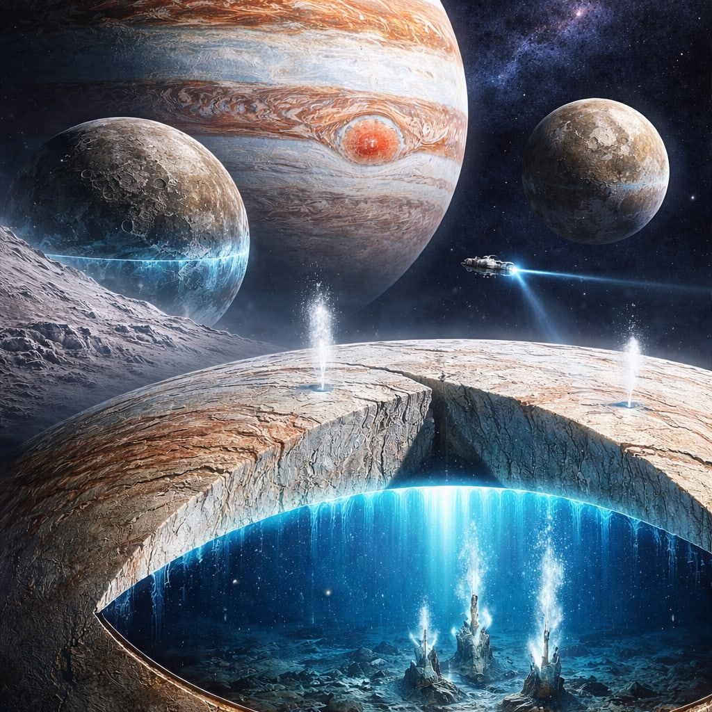 Discovering Subsurface Oceans on Jupiter’s Moons: A New Frontier in the Search for Life