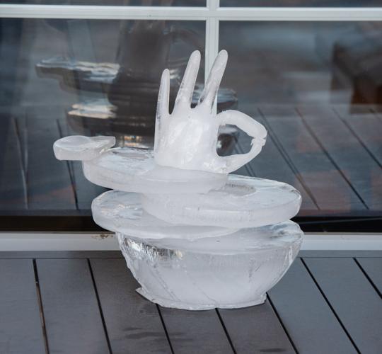 Landis Homes ice sculptures