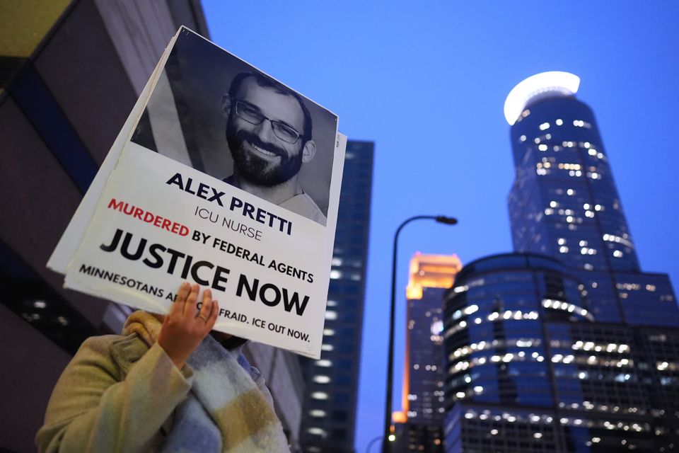 Alex Pretti’s shooting death was the second by Ice officers in January (AP/Adam Gray)