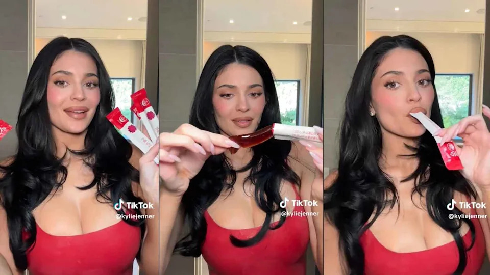 Kylie Jenner. Screenshot from kyliejenner via TikTok. Used under fair use for commentary.