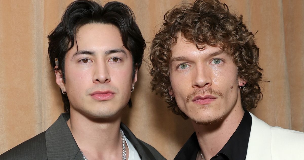 Connor Storrie and Hudson Williams Golden Globes Watch 2026