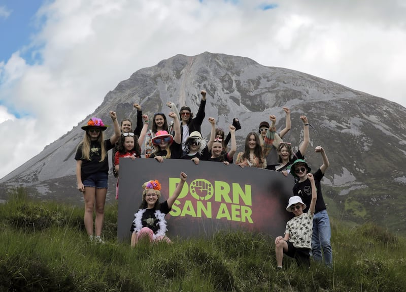 The first Dorn San Aer festival, in Gweedore, Co Donegal, 2024, in honour of the late Rónán Mac Aodha Bhuí. Photograph: Colm Hogan