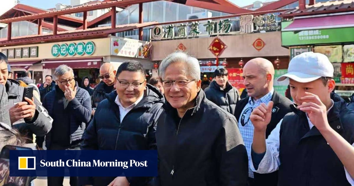 Nvidia CEO tours Shanghai amid fresh signs of China thaw
