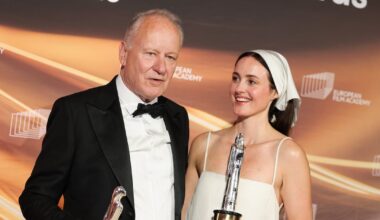 Sentimental Value wins big at politically-charged ceremony – The Irish Times