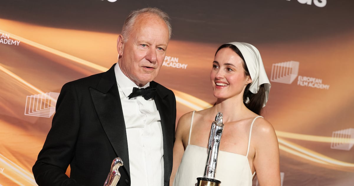 Sentimental Value wins big at politically-charged ceremony – The Irish Times