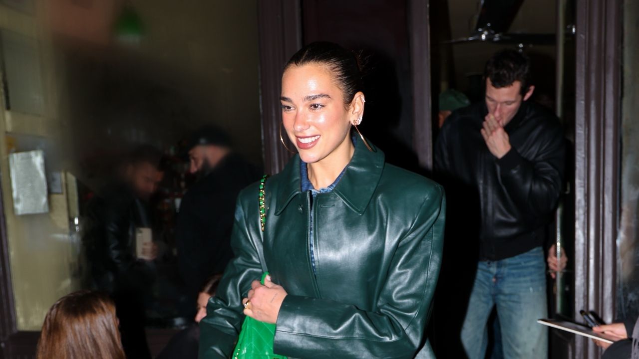 Dua Lipa Ditches the Apple Bottom Jeans, Keeps the Boots With the Fur for Date Night