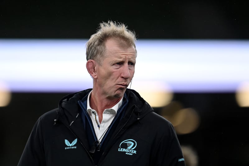 Leinster head coach Leo Cullen acknowledges Saturday's Champions Cup group match against La Rochelle at the Aviva Stadium will ask much of his injury-weakened team. Photograph: Charles McQuillan/Getty Images