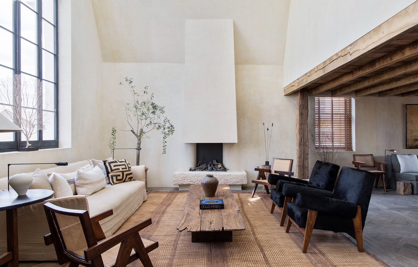 Cathedral ceilings give this Notting Hill apartment a lift