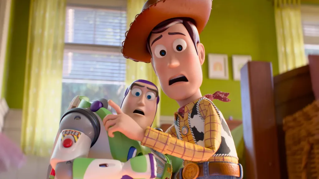 Buzz Lightyear and Woody in Toy Story 5