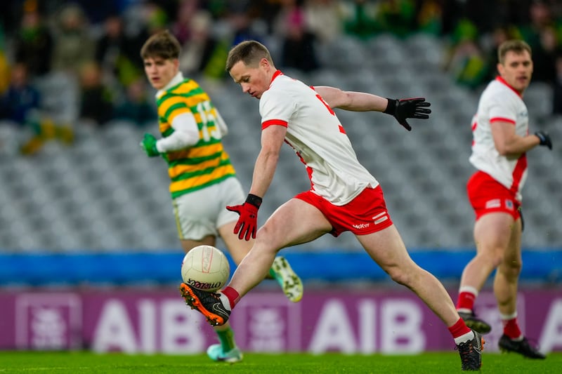 Pádraig Ó Sé helping An Ghaeltacht to All-Ireland club redemption. Photograph: James Lawlor/Inpho