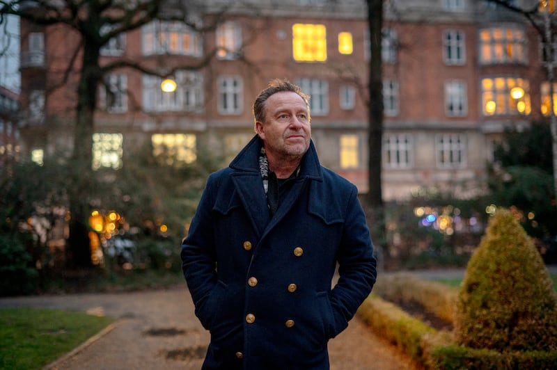 Adam Price, creator of the hit Danish political drama TV series Borgen, in Copenhagen, Denmark. Photograph: Hilary Swift/The New York Times
                      