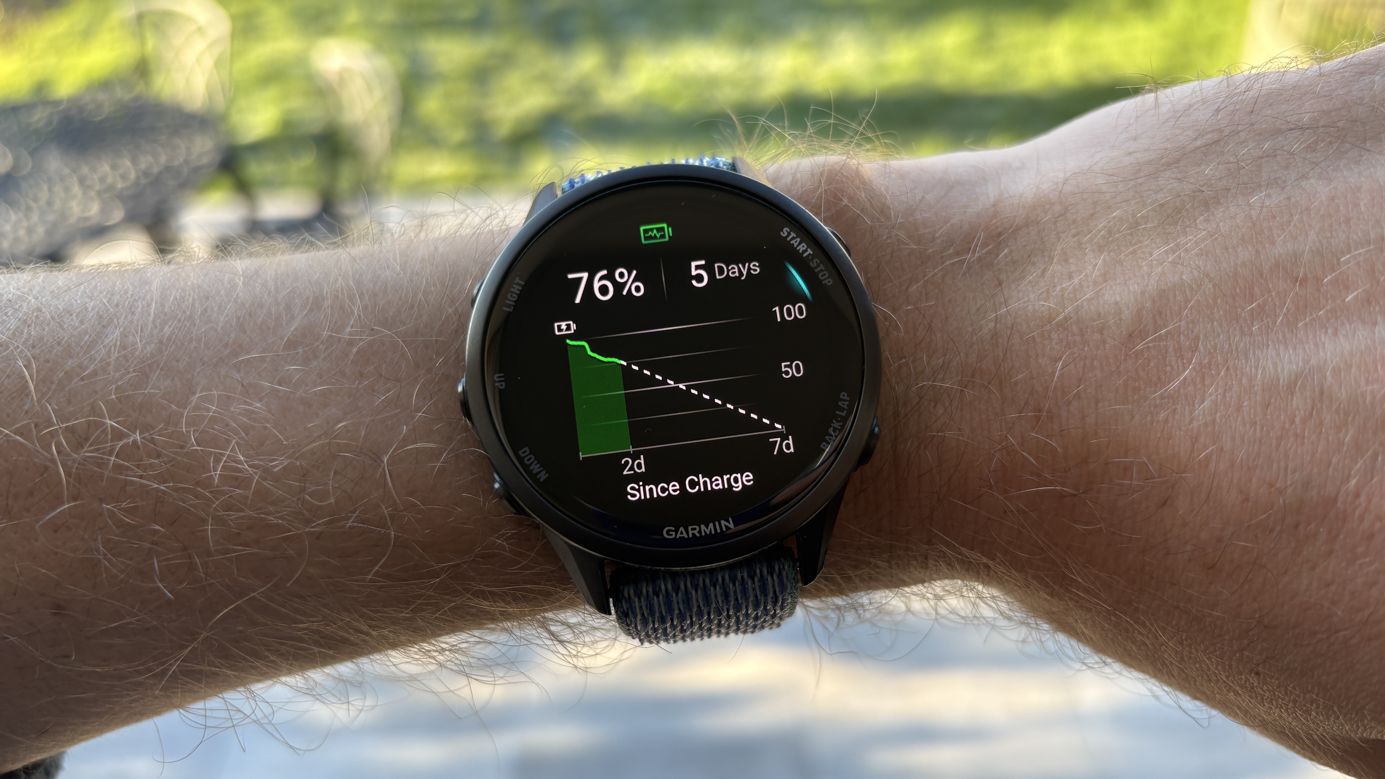 Garmin Forerunner 970 on man's wrist