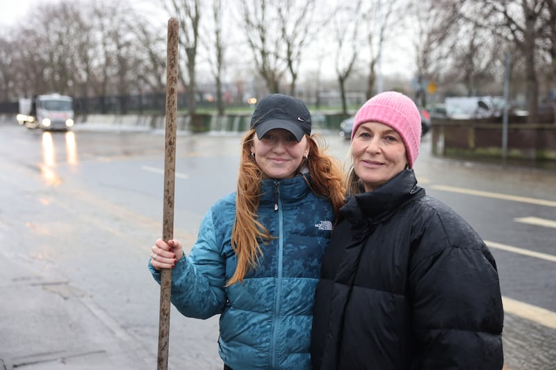 Nikki Taylor and daughter Lori at Nutgrove Avenue, Dublin. Photograph: Dara Mac Dónaill/The Irish Times
















