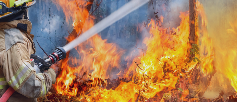 Simple wipe test reveals PFAS on firefighter gear