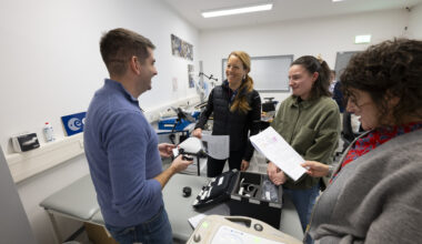 ESA astronaut Sophie Adenot training on EchoFinder‑2.
