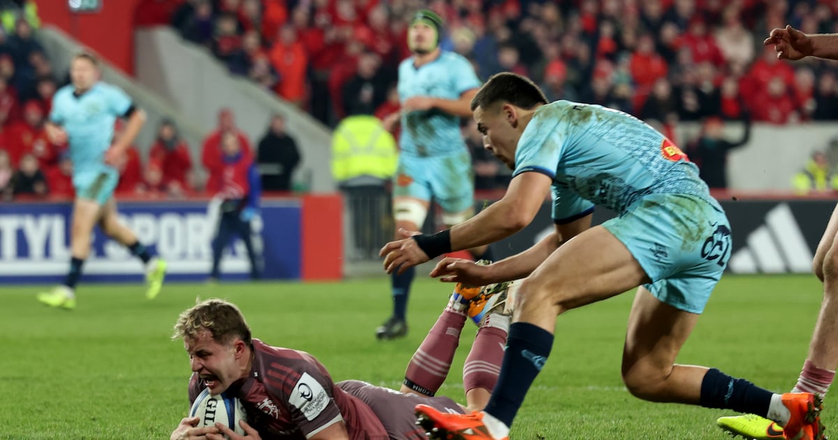 Craig Casey scores twice with scores level in Champions Cup clash – The Irish Times