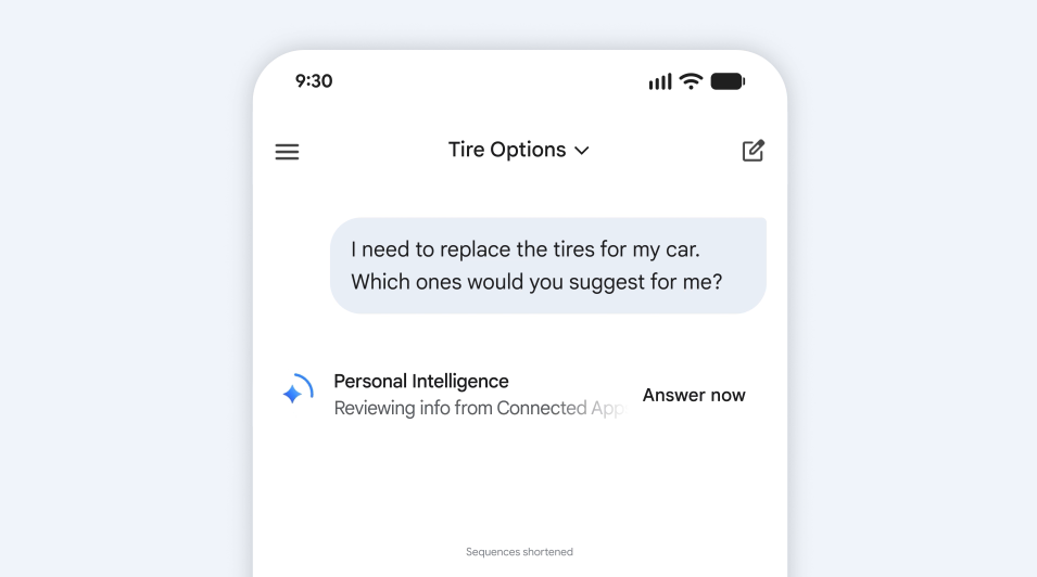 Google introduces Personal Intelligence personalization tool for Gemini