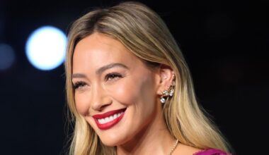 Hilary Duff Dances in the Rain in a Soaking Wet, Totally Sheer Dress