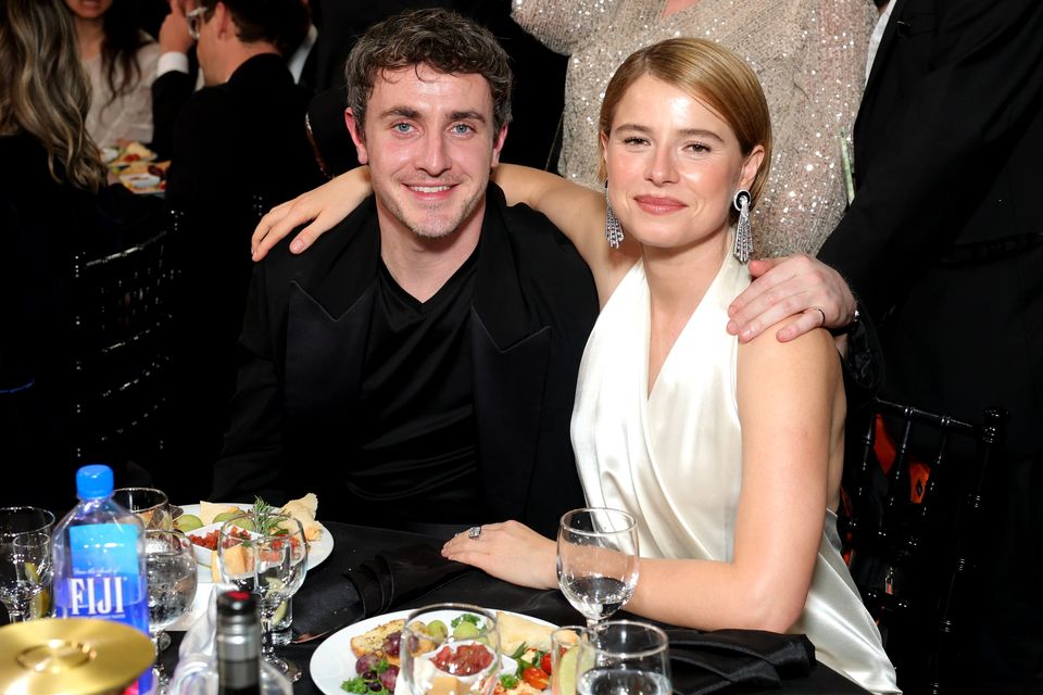 Paul Mescal and Jessie Buckley at the Critics Choice Awards in Santa Monica. Photo: Getty