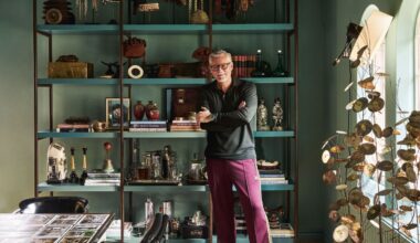 Inside designer Hubert Zandberg's layered, eclectic Notting Hill studio