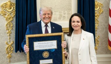 Norway reacts to Venezuelan opposition leader giving Nobel peace medal to Trump – The Irish Times