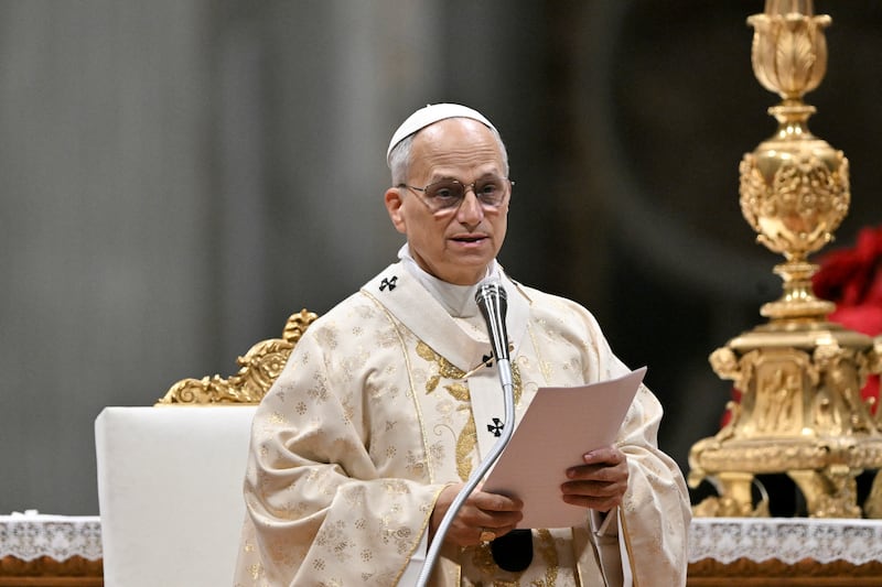 Pope Leo XIV. Photograph: Tiziana Fabi/AFP via Getty Images
