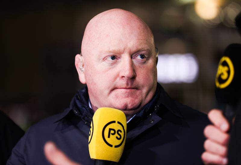 Bernard Jackman on media duties for Premier Sports. Photograph: Tom Maher/Inpho